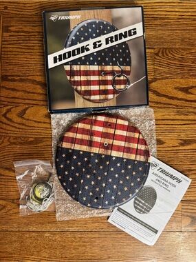 Triumph Americana Hook & Ring Game - Red, White, Blue USA